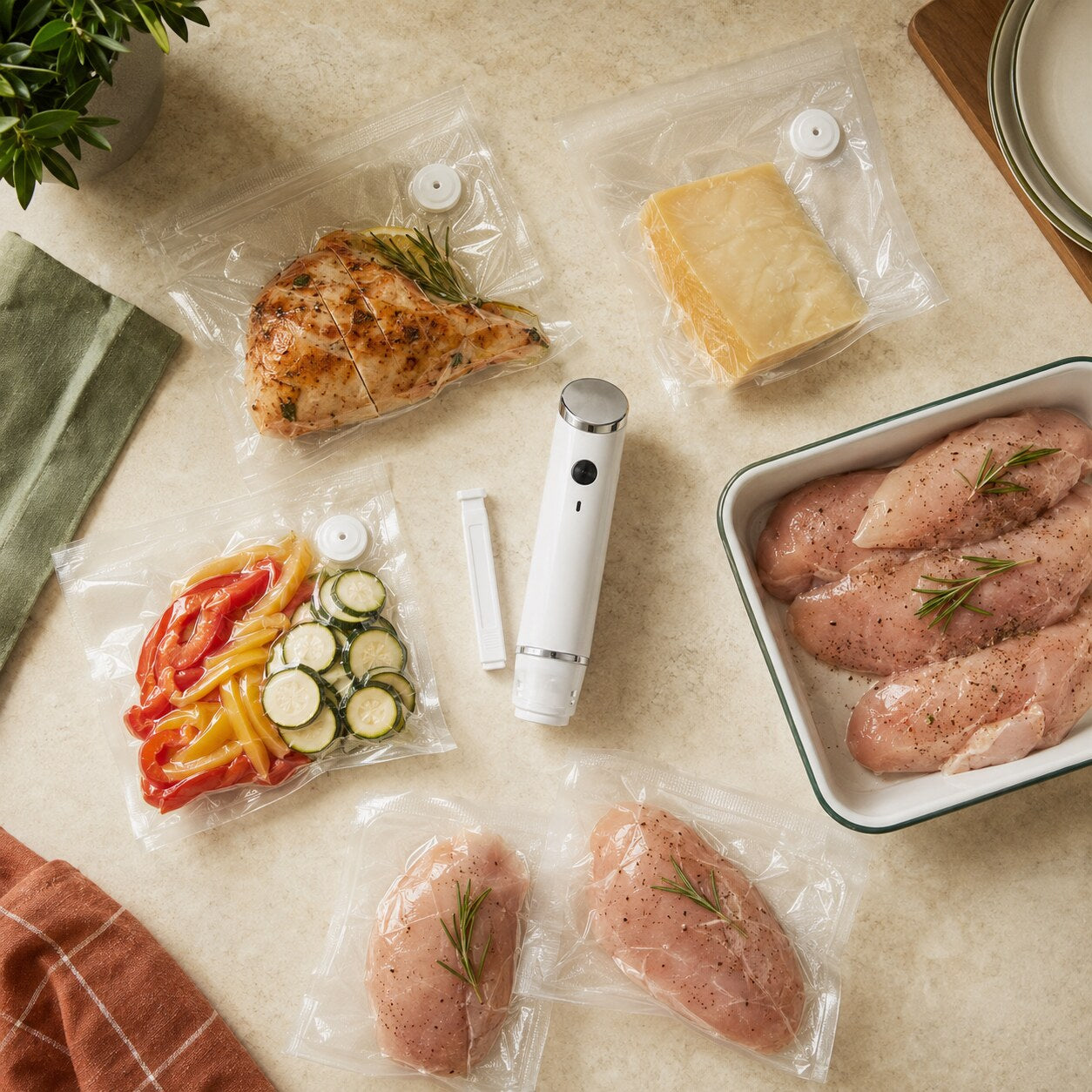 FreshGuard used for leftovers, cheese, vegetables and family-size meat packs